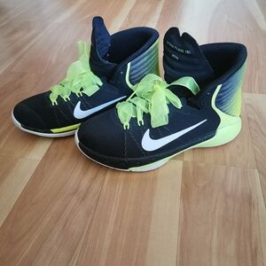 Nike Prime Hype DF Neon Sneakers Women's Size 6.5, Kids Size 4.5Y)
